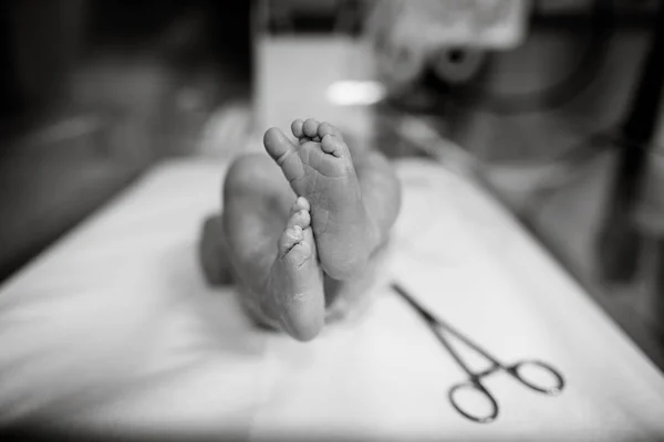 Birth Breath Timer Phone — Stock Photo, Image