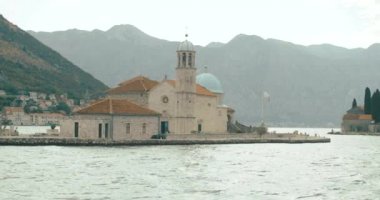 Our Lady kayalar, Körfezi Kotor, Karadağ, Arnavutluk. Europe gezi tekne.