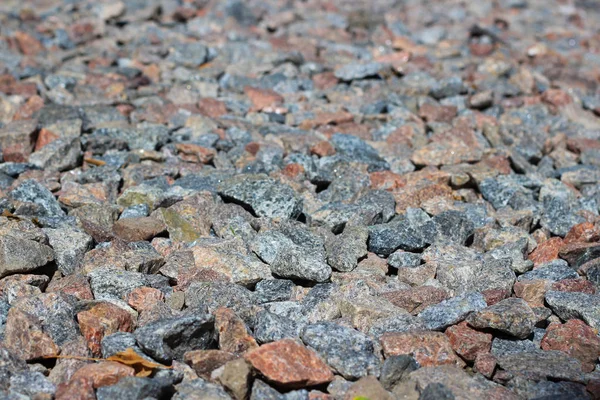 Road Cover Granite Gravel Construction Background — Stock Photo, Image
