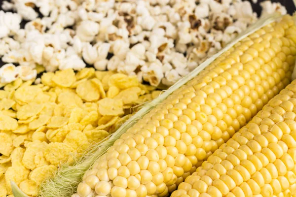 Maíz y productos de maíz, de cerca —  Fotos de Stock