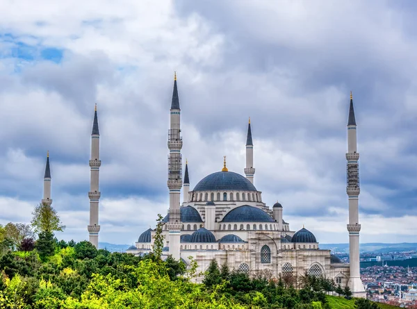 Camlica Meczet Camlica Tepesi Camii Największy Meczet Azji Mniejszej Istanbul — Zdjęcie stockowe