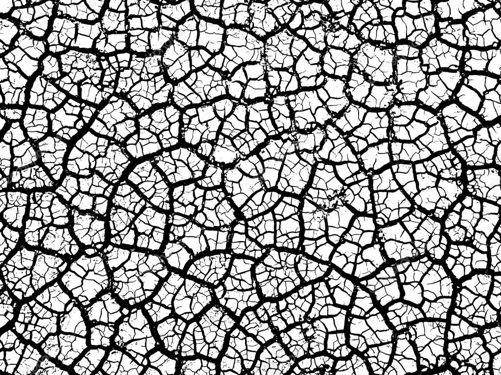 Cracked earth soil texture vector background