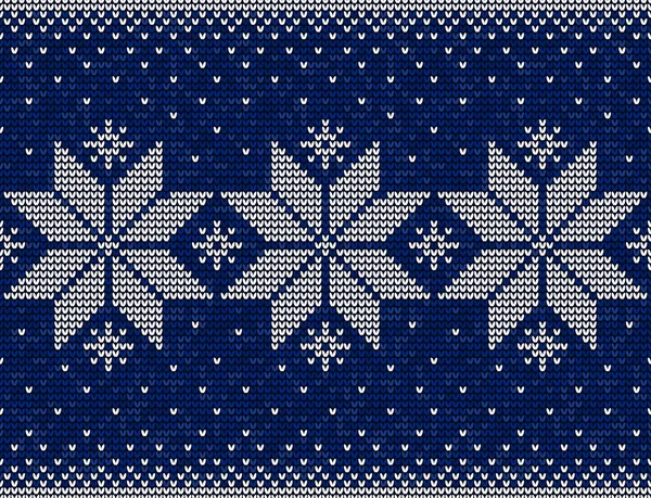 Μπλε Και Λευκά Χριστούγεννα Χωρίς Ραφή Πρότυπο Διάνυσμα Φόντο Νιφάδες — Διανυσματικό Αρχείο