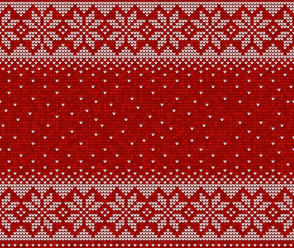 Kırmızı ve beyaz Dikişsiz desen arka plan vektör örgü