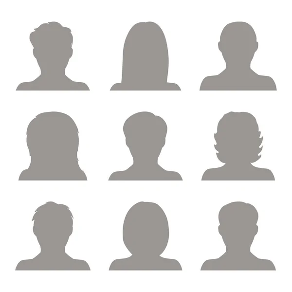 Vector Set People Icons Isolated White Background — Stock Vector