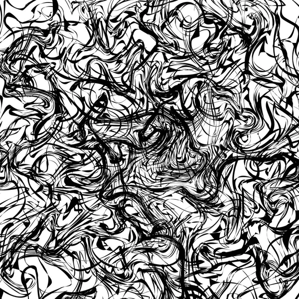 Черно Белый Абстрактный Мраморный Фон Векторная Иллюстрация — стоковый вектор