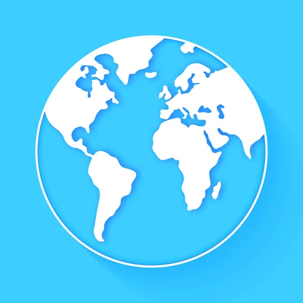 Vecteur globe terrestre — Image vectorielle