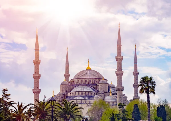 Blå moskén (Sultanahmet Camii), Istanbul, Turkiet — Stockfoto