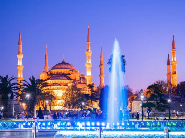 Blå moskén (Sultanahmet Camii), Istanbul, Turkiet — Stockfoto