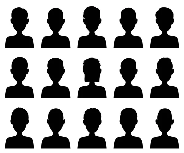 Icônes personnes mis isolé sur fond blanc — Image vectorielle
