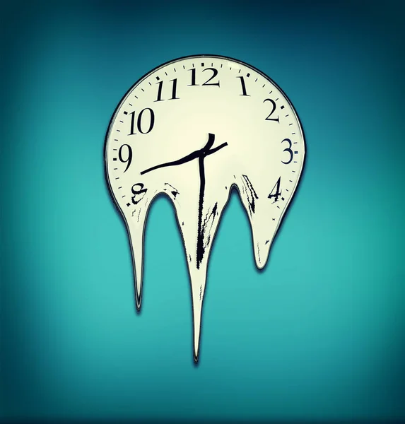 Melting clock