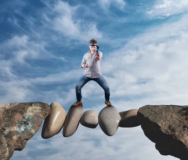 Challenge stones — Stock Photo, Image