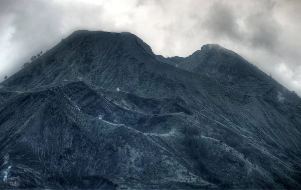 Landskap Vulkanen Batur Bali Indonesia – stockfoto