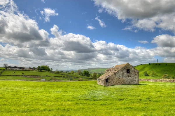 Classico Paesaggio Britannico Nel Peak District Vicino Manchester — Foto Stock