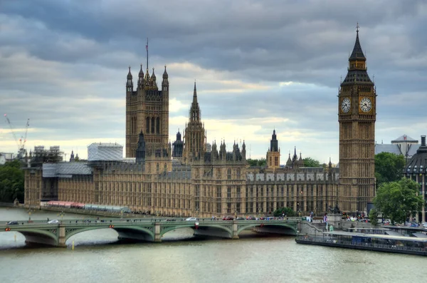 Gran Ben Las Casas Del Parlamento Londres Reino Unido — Foto de Stock