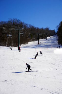 Kış sahne New England, ABD