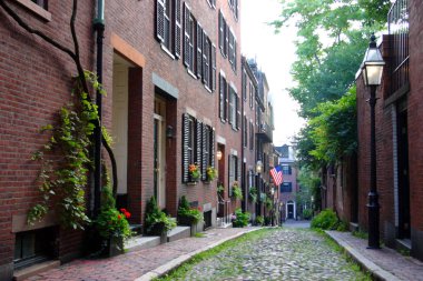 Beacon Hill zengin bir Federal stilinde sıraevler, mahallemiz bazı Amerika Birleşik Devletleri'nde en yüksek özellik değerleri ile