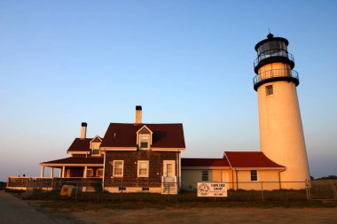 Yarış nokta ışık Cape Cod, Massachusetts tarihi bir deniz feneri olduğunu