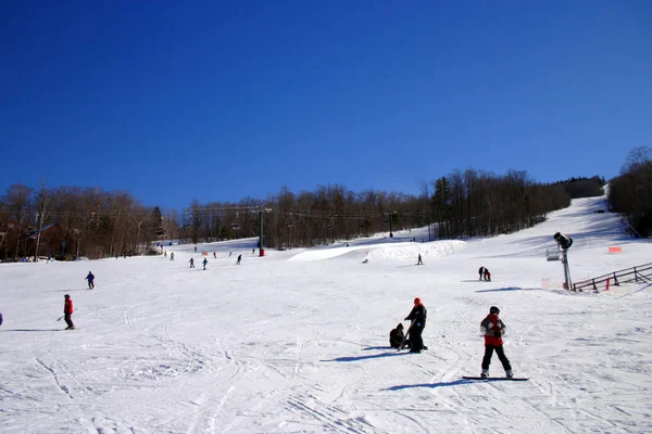 Winterszene Neuengland Usa — Stockfoto