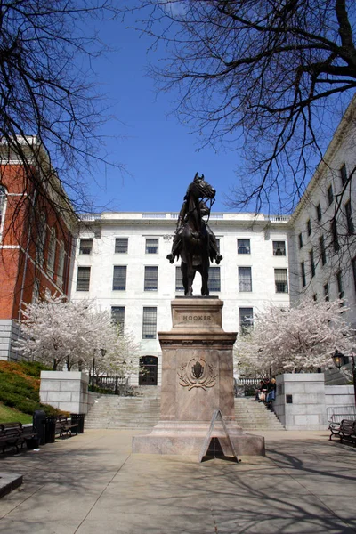 马萨诸塞州州议会大楼 波士顿 — 图库照片