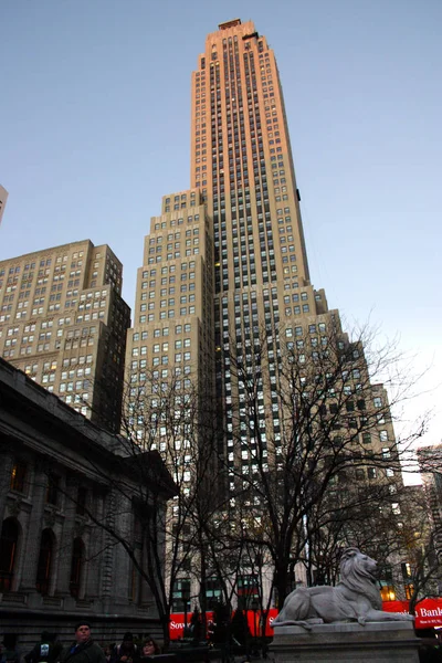 Biblioteca Pública Nueva York Nypl Biblioteca Pública Más Grande América — Foto de Stock