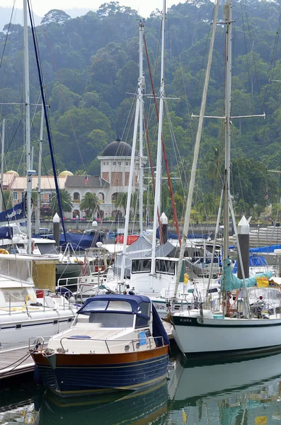 Langkawi Bestaat Uit Een Groep Van Tropische Eilanden Liggen Voor — Stockfoto