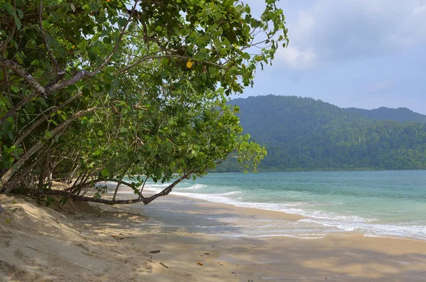 Langkawi Comprend Groupe Îles Tropicales Situées Large Côte Nord Ouest — Photo