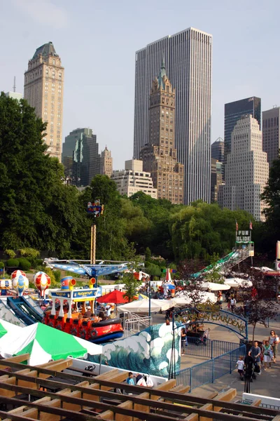 Parque Central Nueva York Monumento Histórico Nacional Desde 1963 Parque —  Fotos de Stock