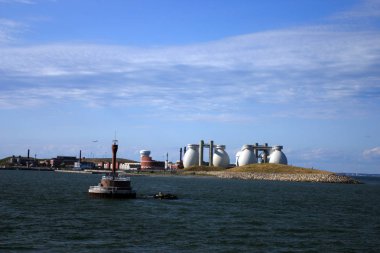 Boston manzarası, Inner Harbor, ABD