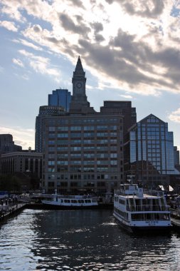 Boston manzarası, Inner Harbor, ABD