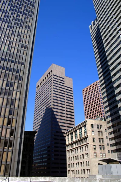 Commercial building and skyline at Boston city center