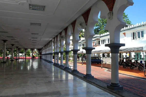 Zabytkowy Meczet Masjid Jamek Kuala Lumpur Malezja — Zdjęcie stockowe