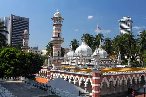 Historic Mosque Masjid Jamek Kuala Lumpur Malaysia — Stock Photo, Image