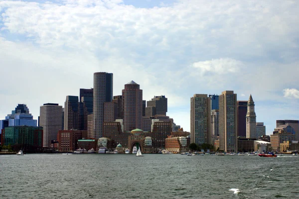Boston Skyline Inner Harbor Estados Unidos — Foto de Stock
