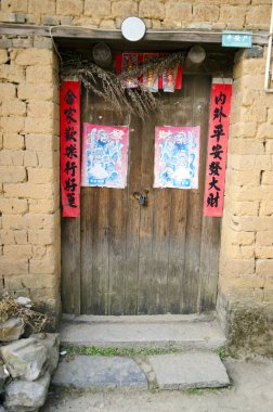 yoksulluk - fakir bir köy konut