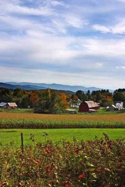 Folhagem Outono Vermont Eua — Fotografia de Stock