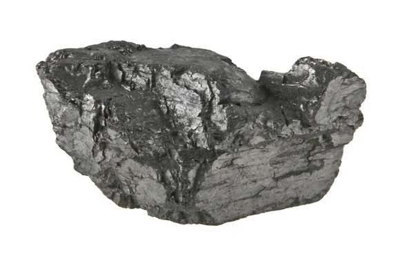 kömür beyaz arkaplanda izole edildi