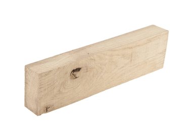 Tahta çubuk beyaz arkaplanda izole