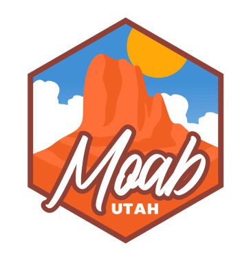Moab Utah, güzel doğal manzaralı.