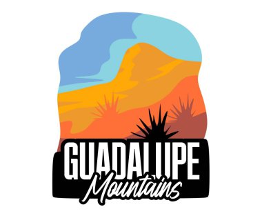 Guadalupe Dağları Milli Parkı 'nın güzel manzarası