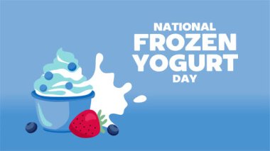 Ulusal Donmuş Yoğurt Günü Lezzetli Donmuş Yoğurt