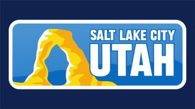 Salt Lake City, Utah Güzel manzaralı siluet