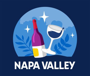 Napa Valley California Taze şarap içerek