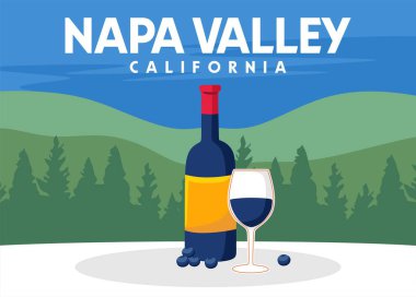 Napa Valley California Taze şarap içerek