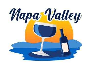 Napa Valley California Taze şarap içerek