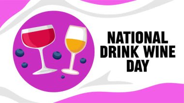 Lezzetli şaraplı Ulusal Şarap Günü