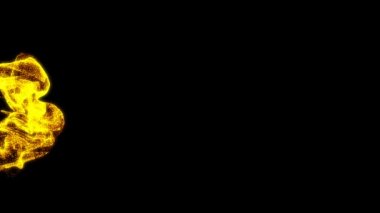 Soyut parçacıklar arka plan. Döngü