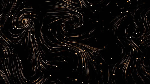Αφηρημένη Σωματιδίων Υποβάθρου Κομψό Σωματίδια Μαύρο Φόντο — Φωτογραφία Αρχείου