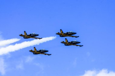 Belarus. Borovaya Havaalanı. 22 Haziran 2014 akrobasi ekibi 