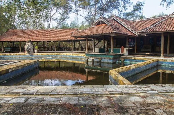 Pool Abandoned Hotel Island Gili Meno Indonesia — Stock Photo, Image